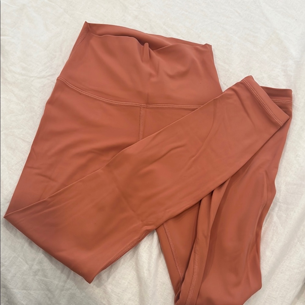 Women's High-Waisted Rust Pants